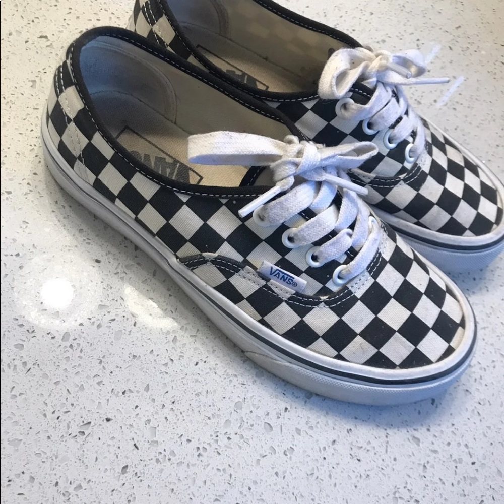 Checkered Vans